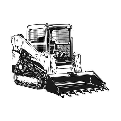 videos of build a skid steer loader|black and white skid steer.